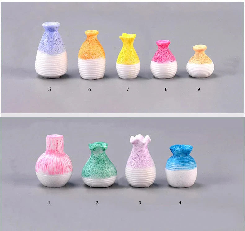 9 In 1 Multi Small Size Vase Miniatures