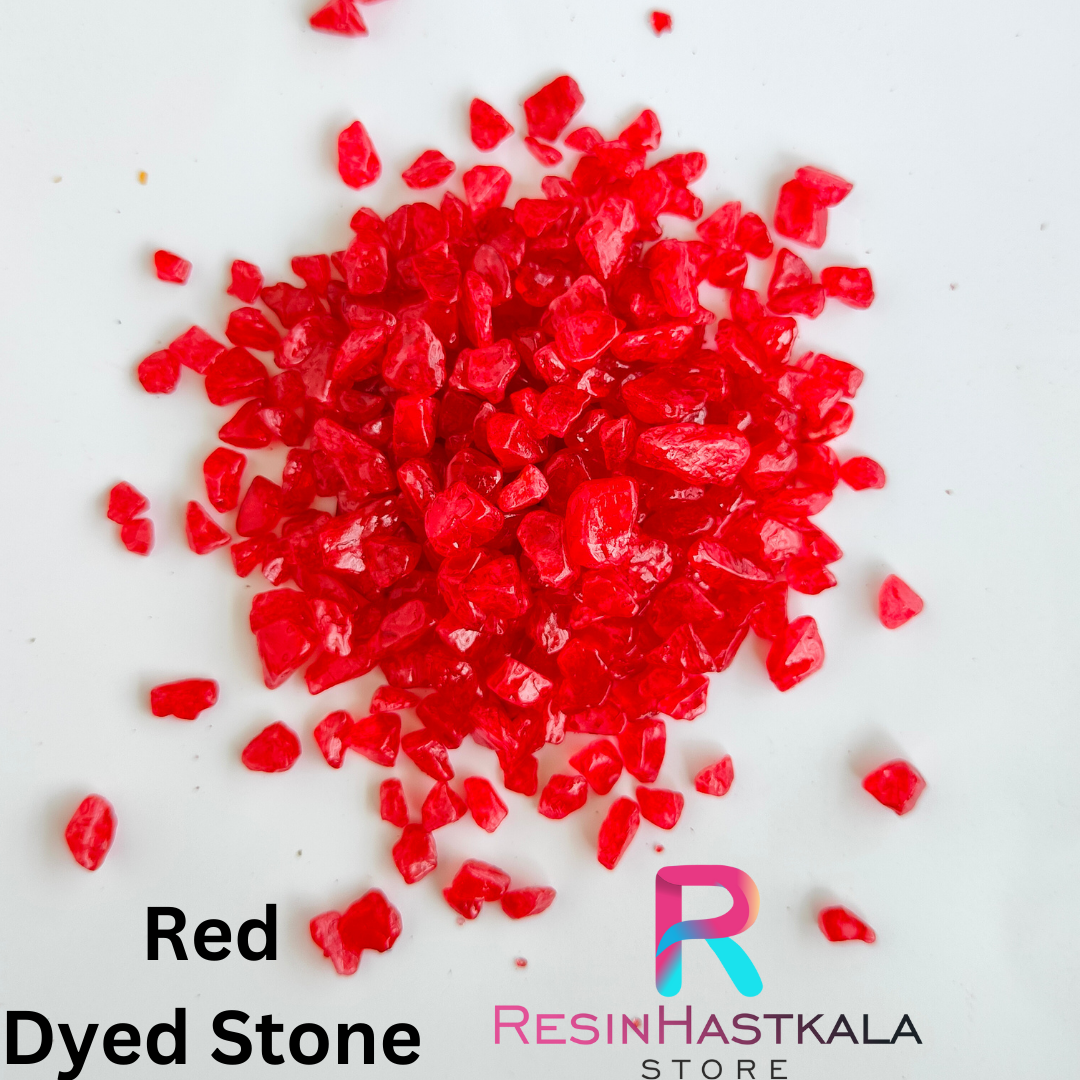 Red Dyed Stone (100 Gram)