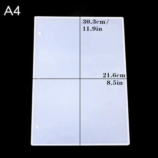 A4 Size Big Name Plate Mould With 3 Hole (30.3 × 21.6 cm)