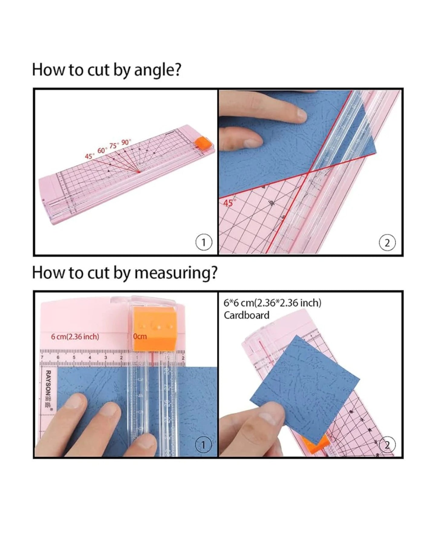 A4 Size Paper Cutter & Trimmer – Random Color