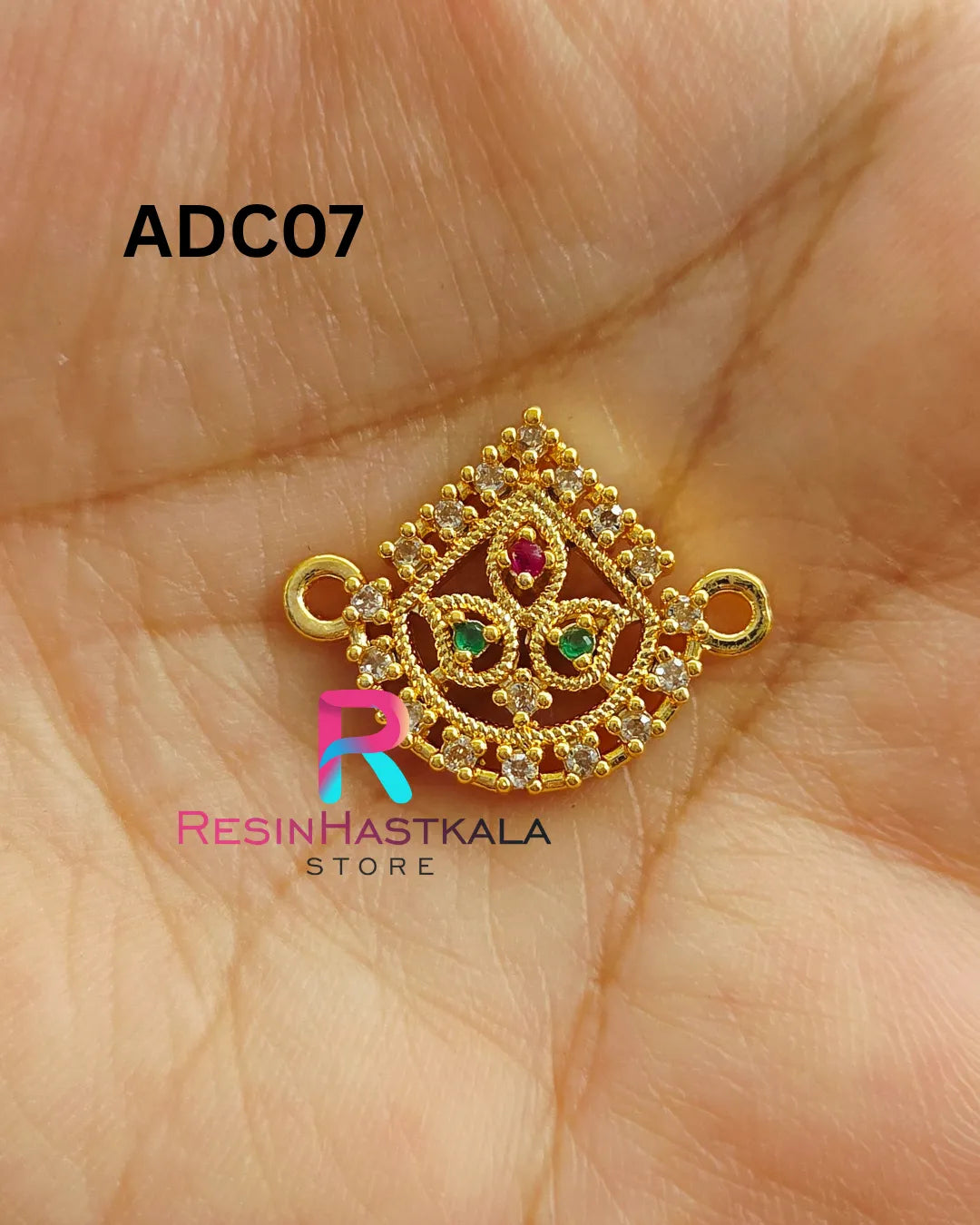 Ad Rakhi & Bracelet Charm With Diamond (ADC07)