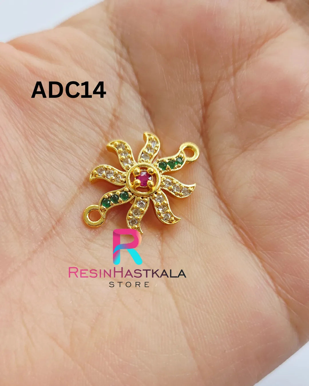 Ad Rakhi & Bracelet Charm With Diamond (ADC14)