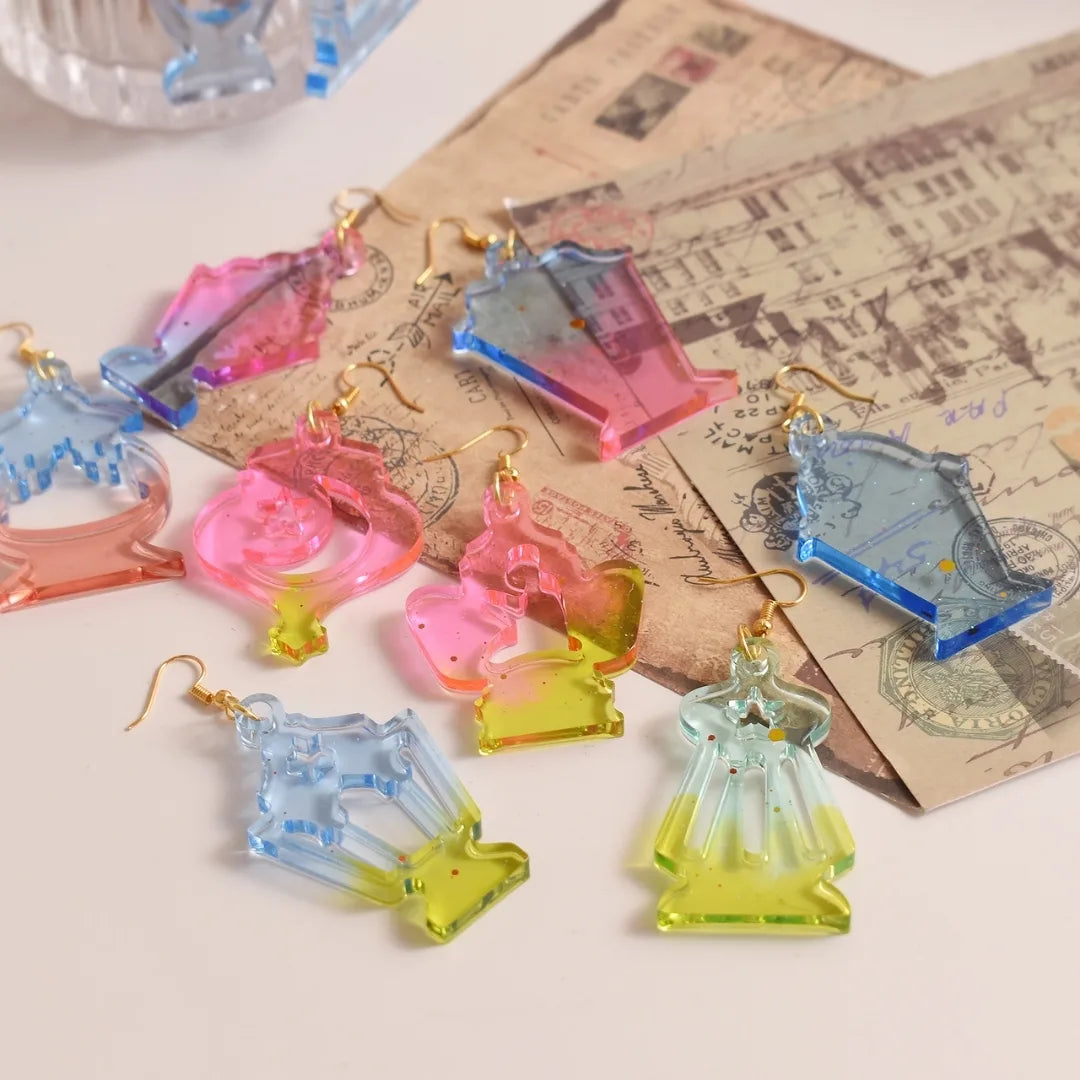 Arabic Style Earring Silicone Mould – Design B