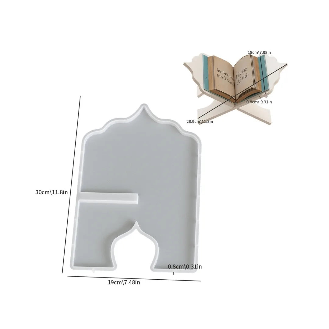 Arabic Style Quran & Holy Book Stand Mould – Design A (1 Piece)