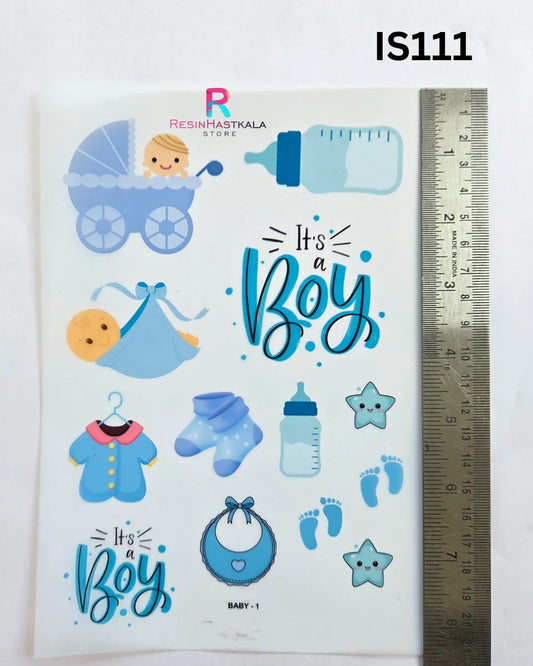 Baby Girl Details Insert Sheet – A5 Size (IS111)