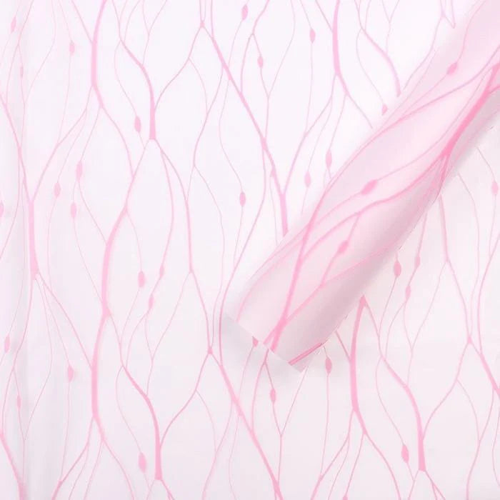 Baby Pink Vine Pattern Bouquet Paper (5 Piece)