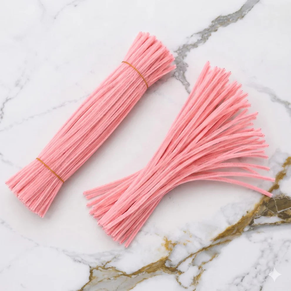 8 mm Premium Pipe Cleaners for Flower Making &  Diy Crafts Projects  – 100 Pcs (Approx.)