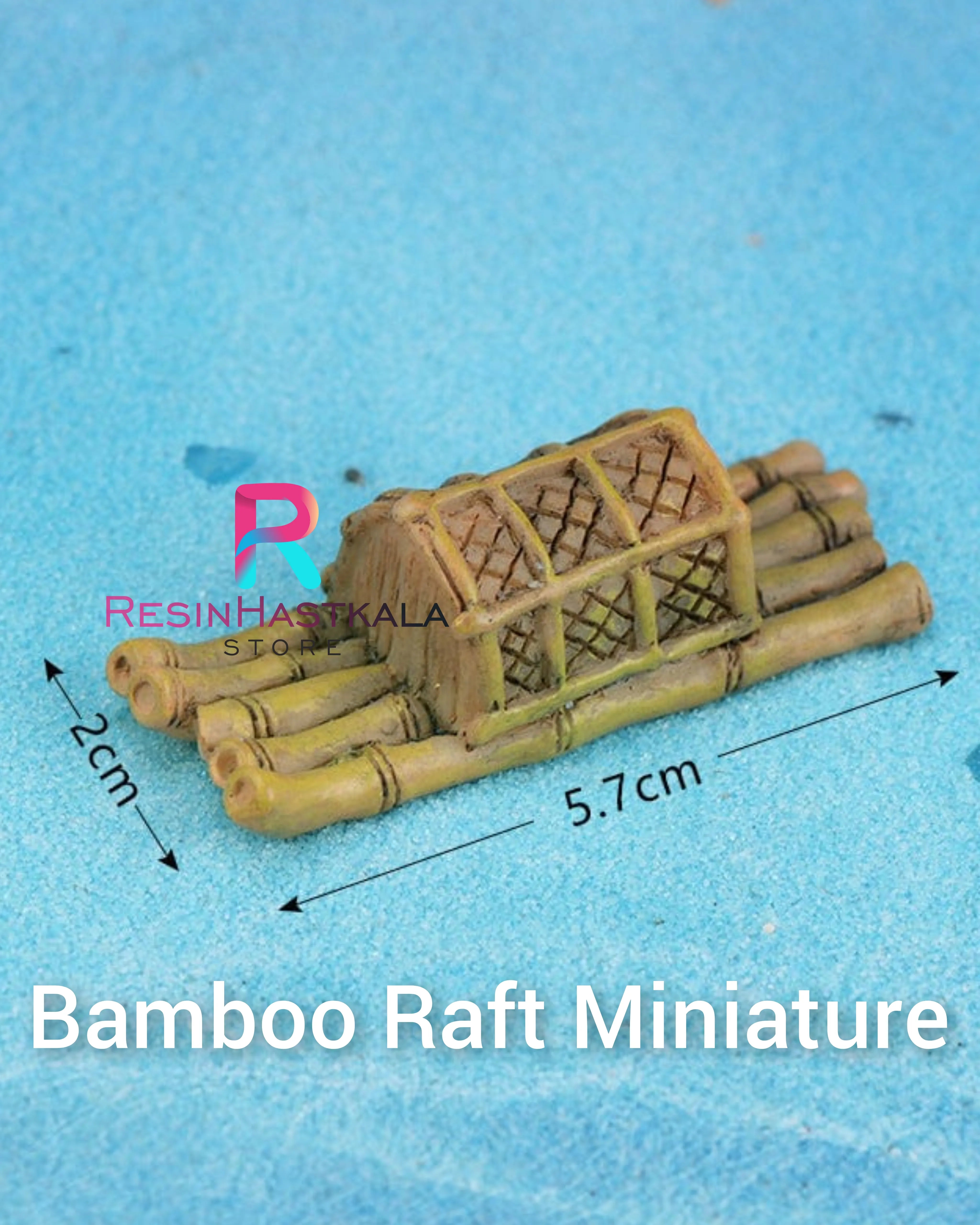 Bamboo Raft Miniature – Resinhastkala Store