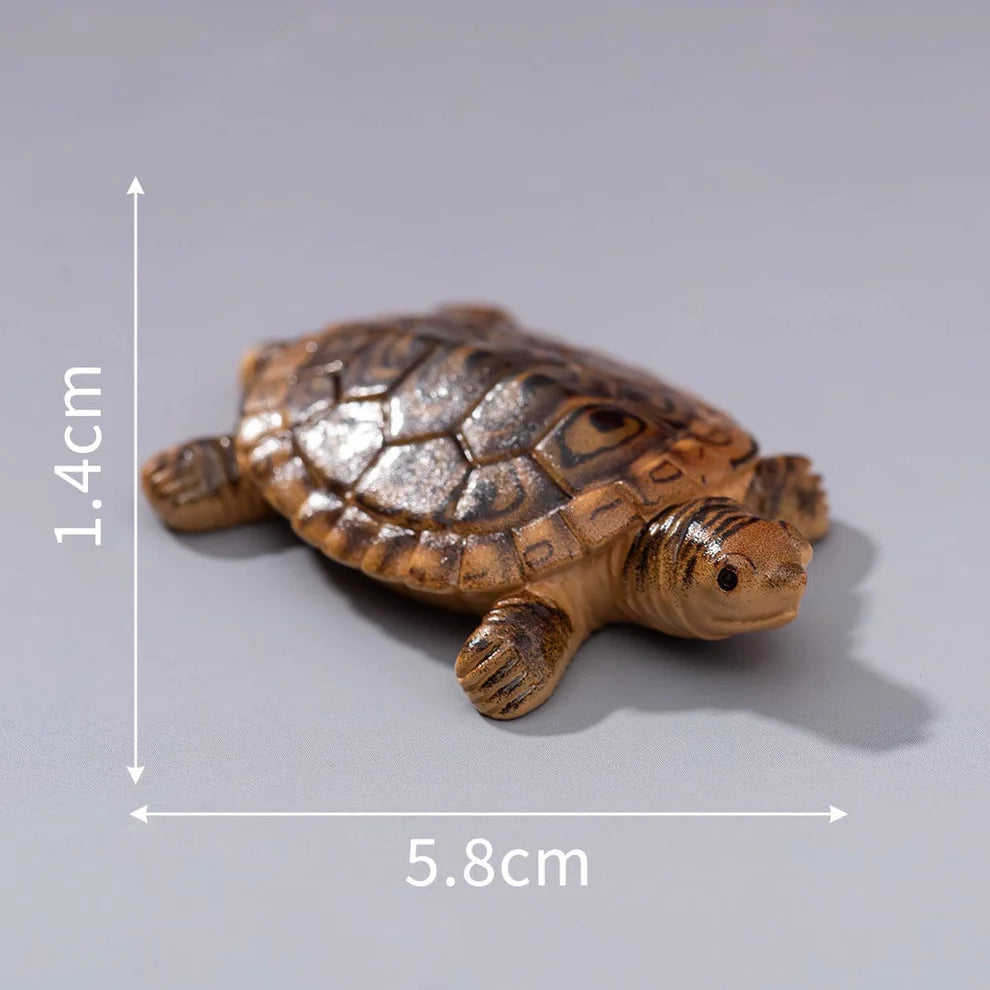 Big Brown Shell Turtle Turtle Miniature