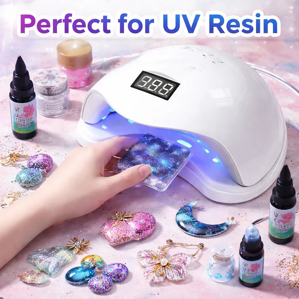 Big UV LED 48W Nail Lamp for UV Resin & Jewellery Making