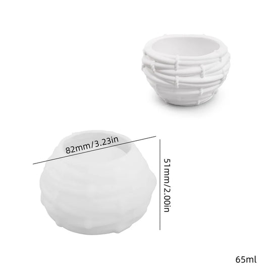 Bird Nest Candle Holder / Storage Box Mould (Small)