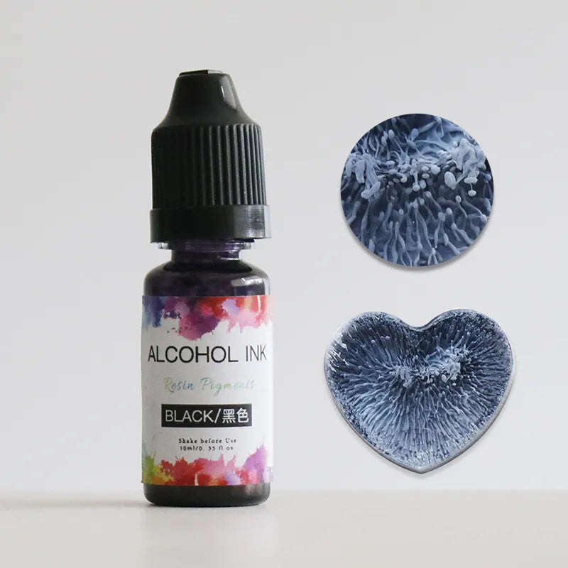Black 3D Alcohol Ink Single Colour (10 Ml)