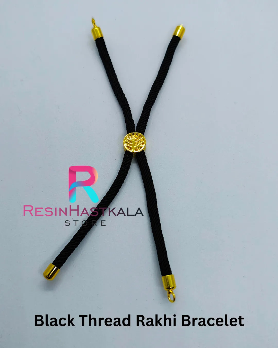 Black Thread Rakhi Bracelet