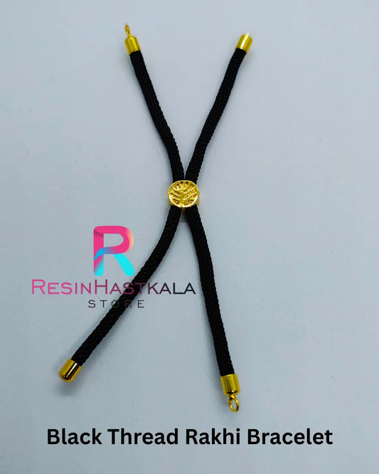 Black Thread Rakhi Bracelet