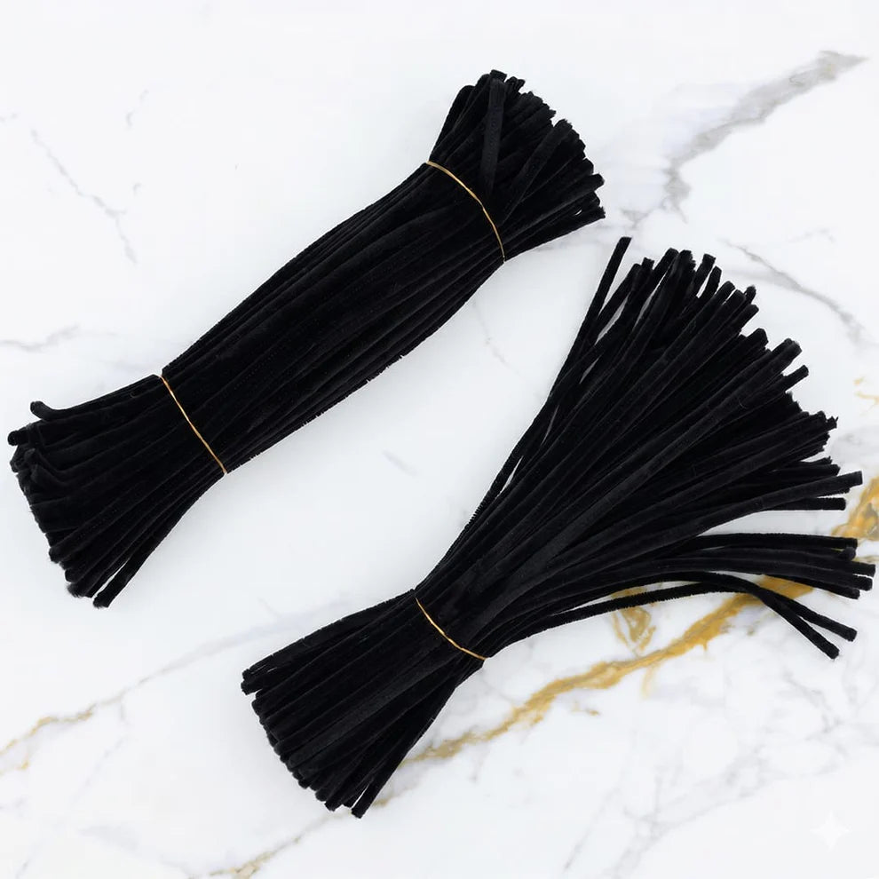 8 mm Premium Pipe Cleaners for Flower Making &  Diy Crafts Projects  – 100 Pcs (Approx.)
