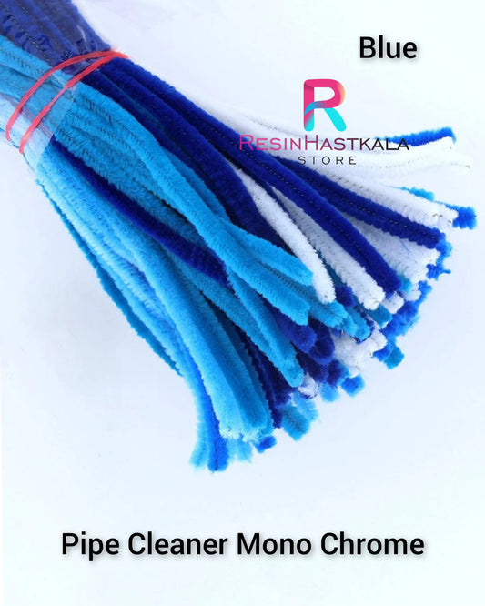 Blue Pipe Cleaner Mono Chrome (100 Pcs/Pack)