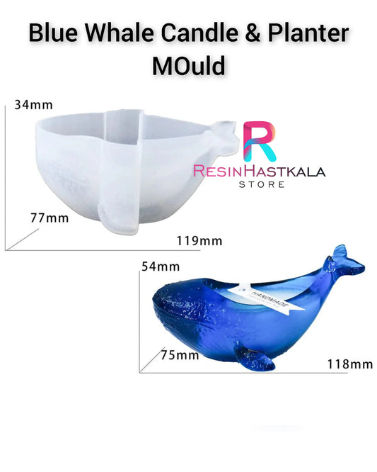Blue Whale Candle & Planter Mould