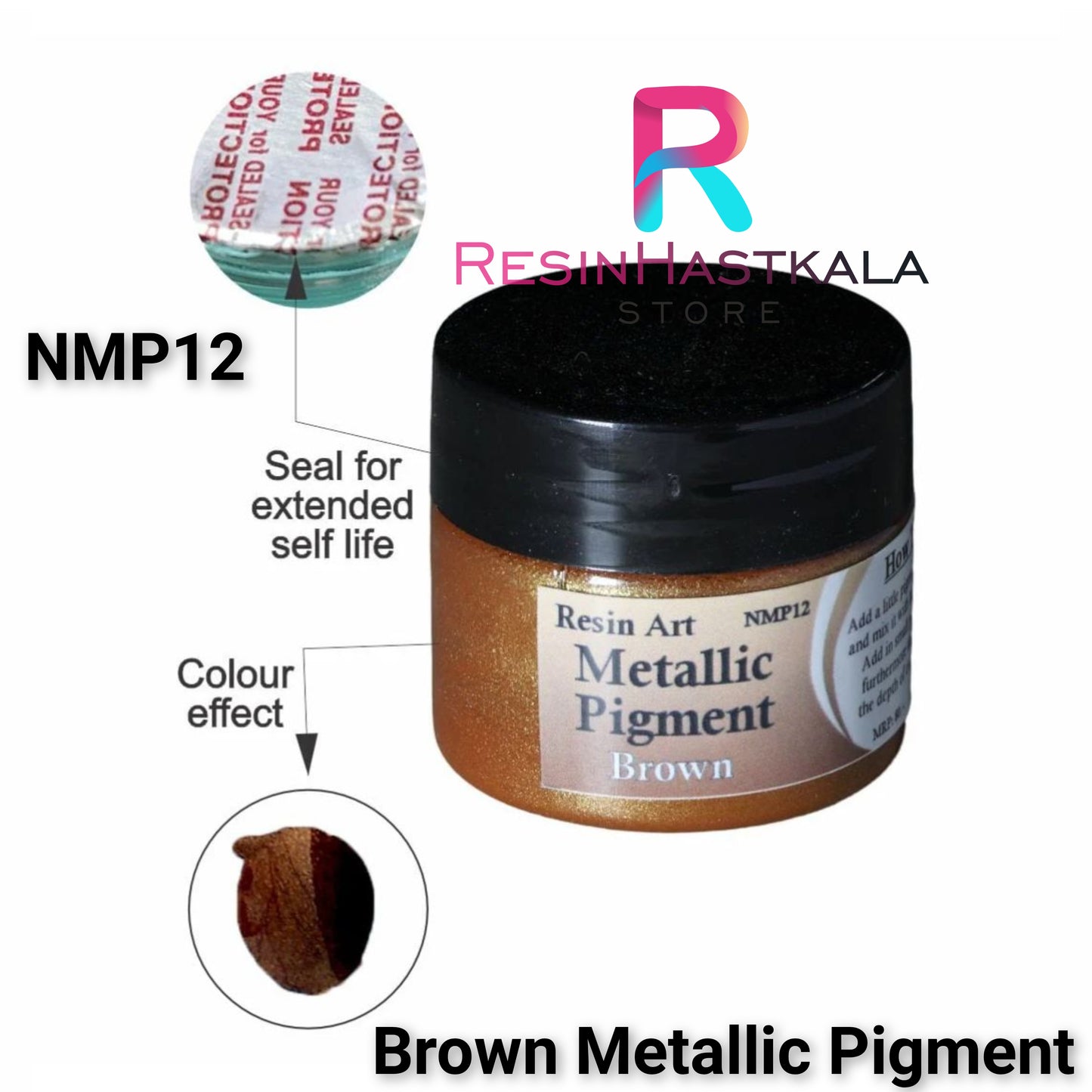 Bronze Metallic Pigment (20 Gram)