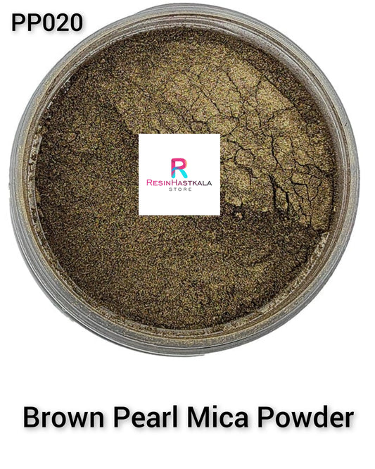 Brown Mica Pearl Powder 20 Gram