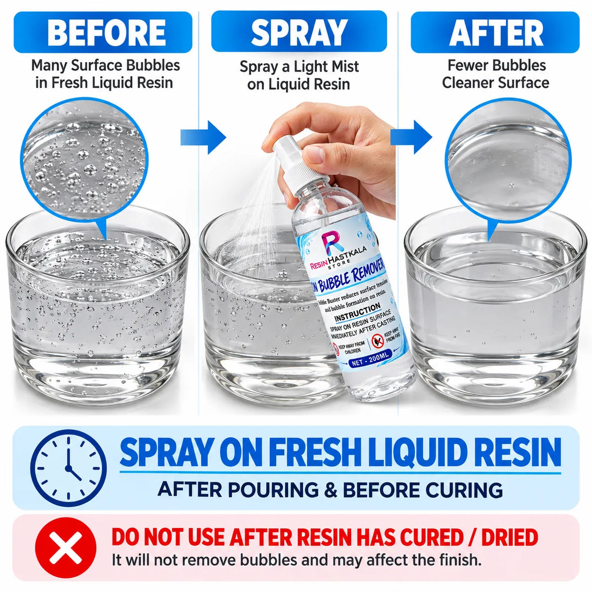Bubble Spray /Bubble Buster / Bubble Pop Spray