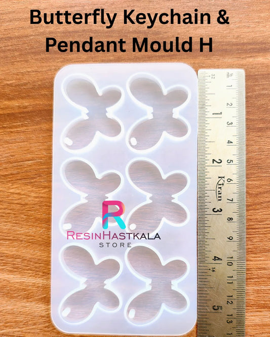Butterfly Keychain & Pendant Mould H
