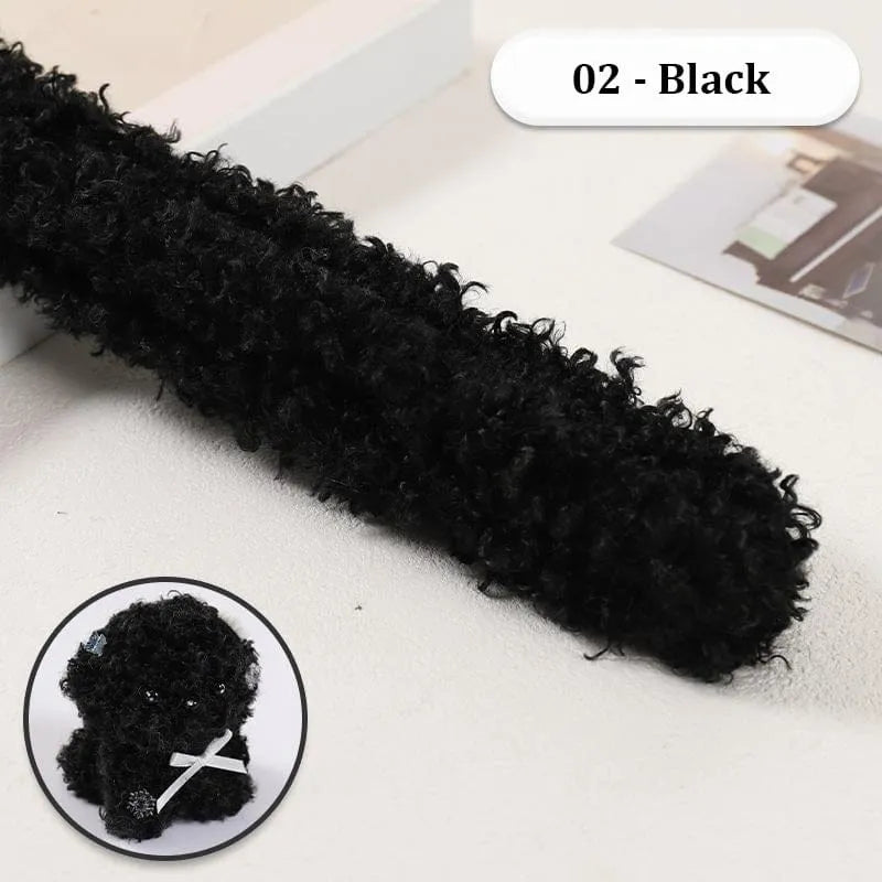 Rabbit Fur Pipe Cleaner 1 Meter Approx – For Soft Toy & Craft Making