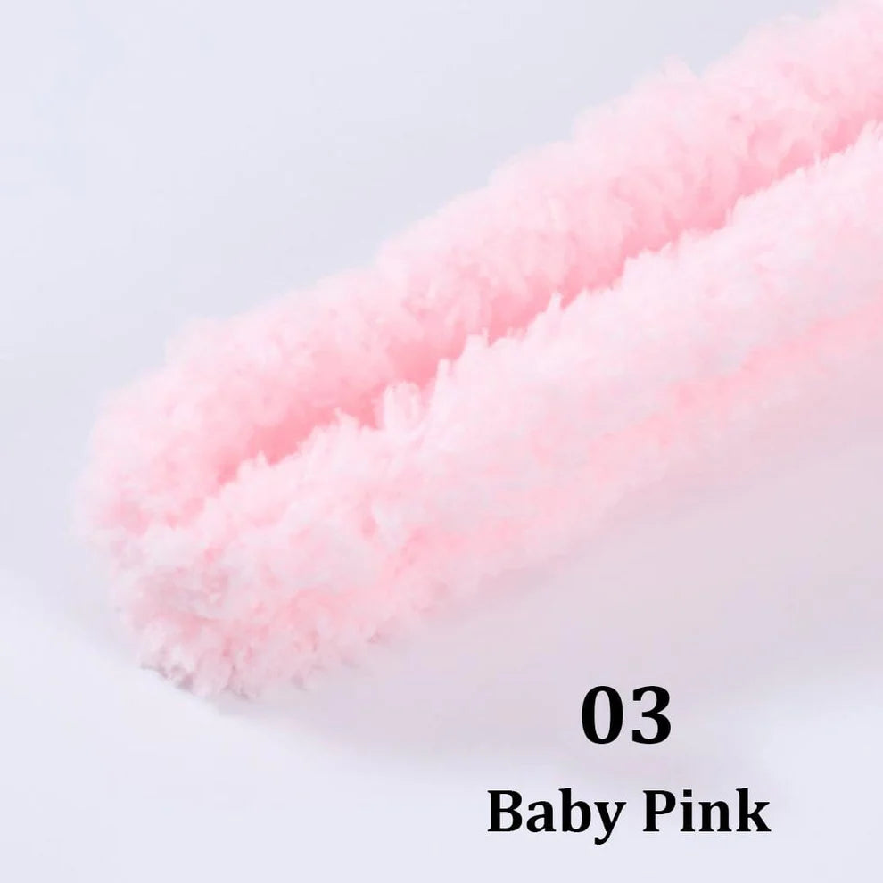 Coral Fleece Pipe Cleaner 1 Meter Approx – For Teddy Bear & Puppy Making