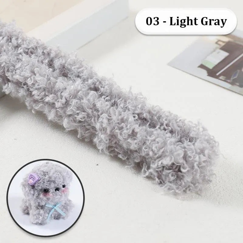 Rabbit Fur Pipe Cleaner 1 Meter Approx – For Soft Toy & Craft Making