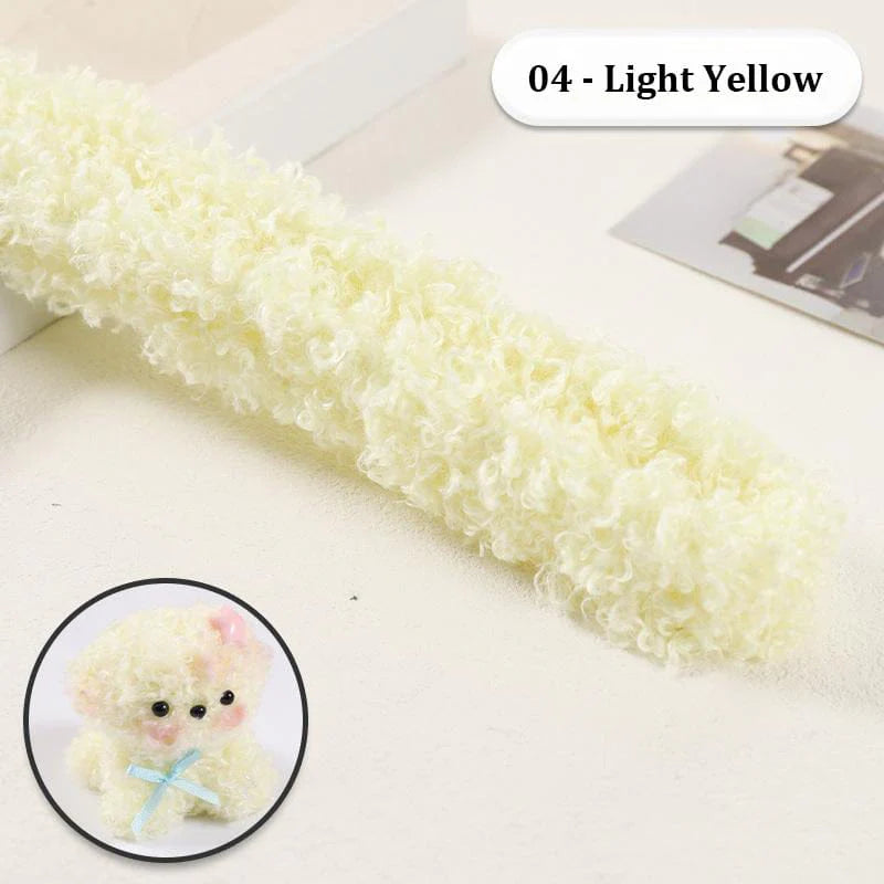 Rabbit Fur Pipe Cleaner 1 Meter Approx – For Soft Toy & Craft Making