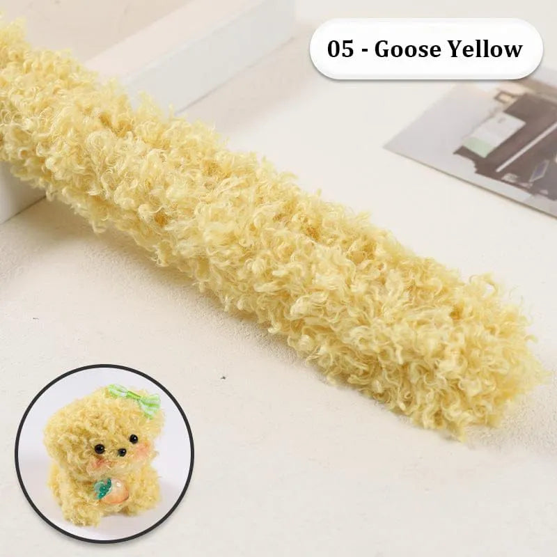 Rabbit Fur Pipe Cleaner 1 Meter Approx – For Soft Toy & Craft Making
