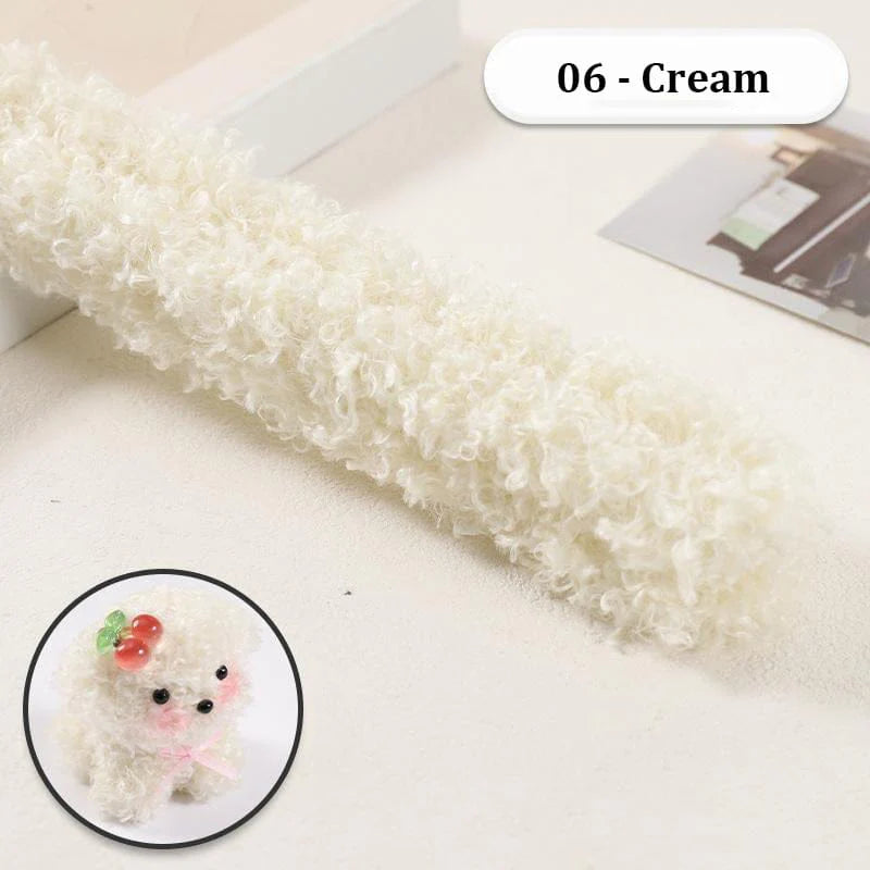 Rabbit Fur Pipe Cleaner 1 Meter Approx – For Soft Toy & Craft Making