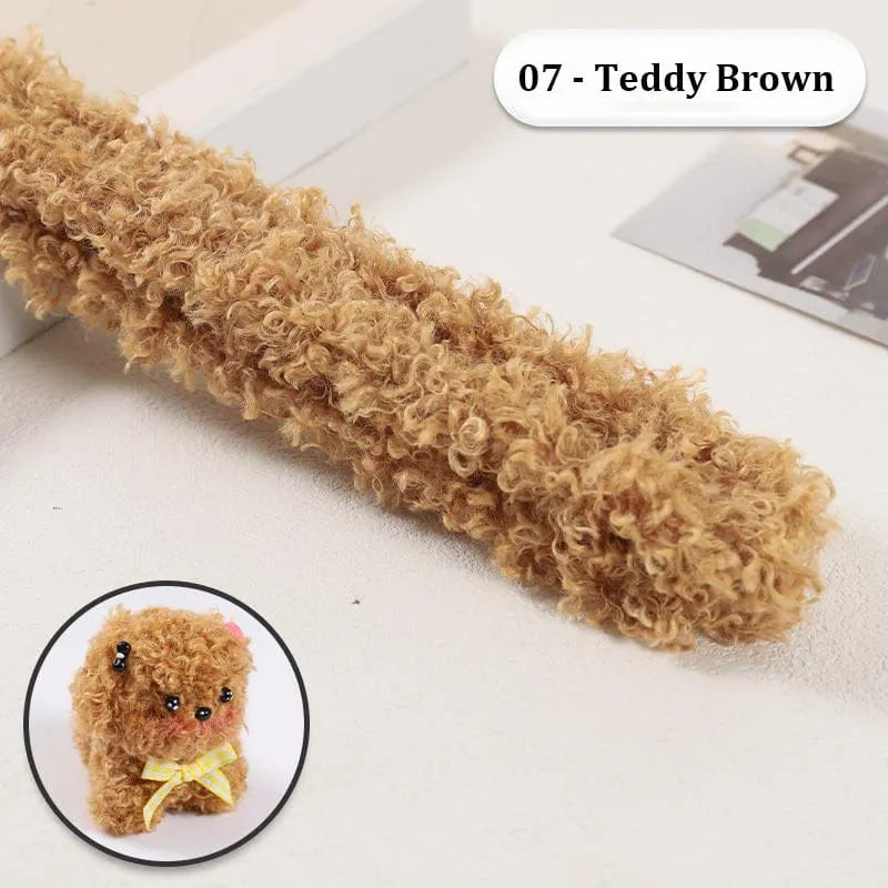 Rabbit Fur Pipe Cleaner 1 Meter Approx – For Soft Toy & Craft Making