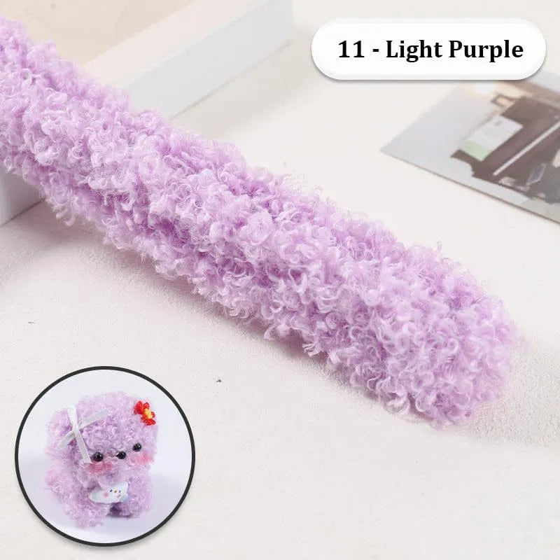 Rabbit Fur Pipe Cleaner 1 Meter Approx – For Soft Toy & Craft Making