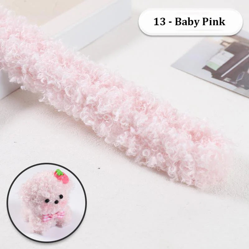 Rabbit Fur Pipe Cleaner 1 Meter Approx – For Soft Toy & Craft Making