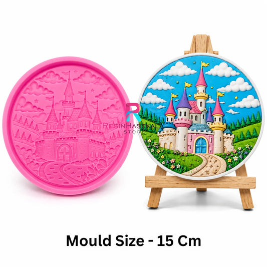 Castle Keepsake Canvas Mould for Resin Art, Casting & DIY Kit