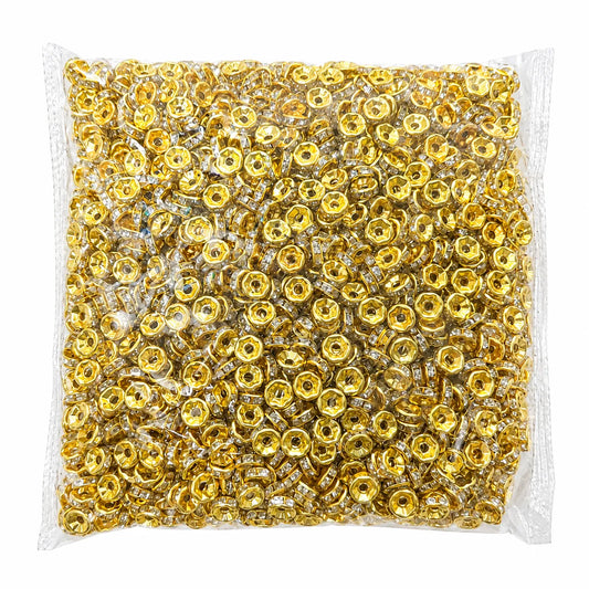 Gold Rakhi Diamond Ring (7 MM) (50 Piece Approx)