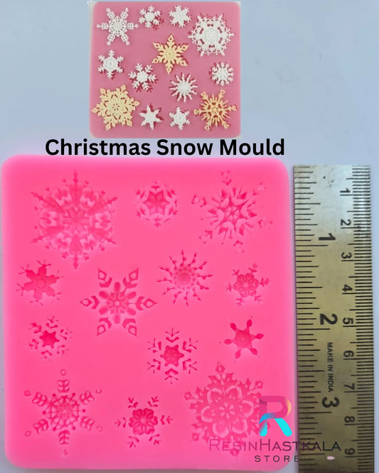 Christmas Snow Pink Mould