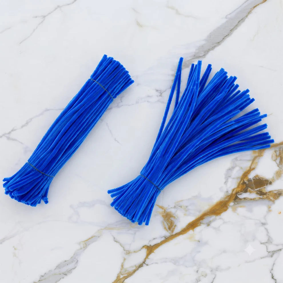 8 mm Premium Pipe Cleaners for Flower Making &  Diy Crafts Projects  – 100 Pcs (Approx.)