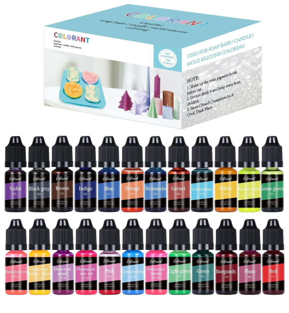 Set of 24 Soap & Candle Making Pigments