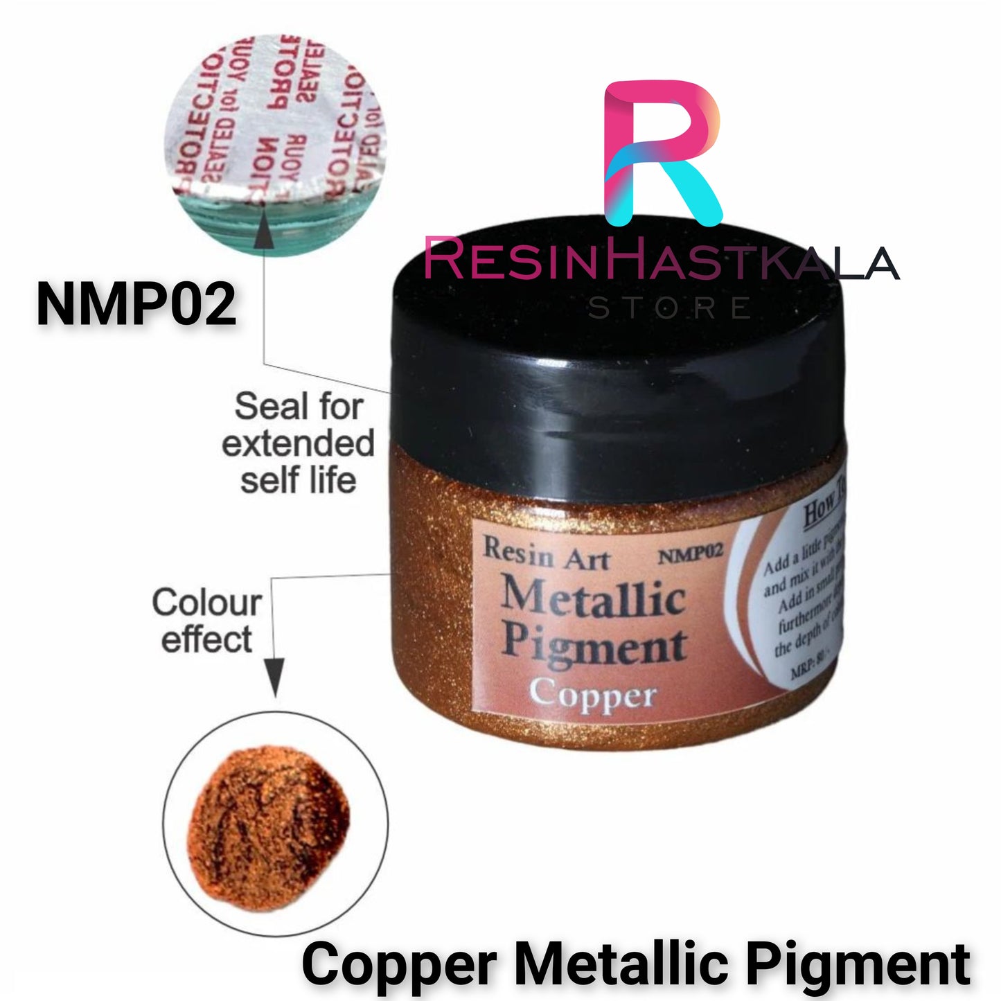 Copper Metallic Pigment (20 Gram)