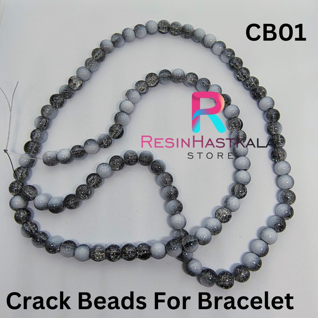 Crack Beads For Rakhi & Bracelet (20 Gram)  (CB01)
