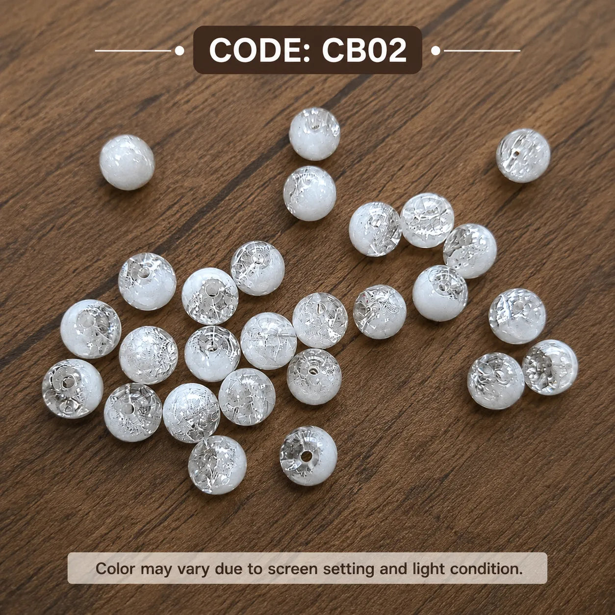 Crack Beads For Rakhi & Bracelet (20 Gram) (CB02)
