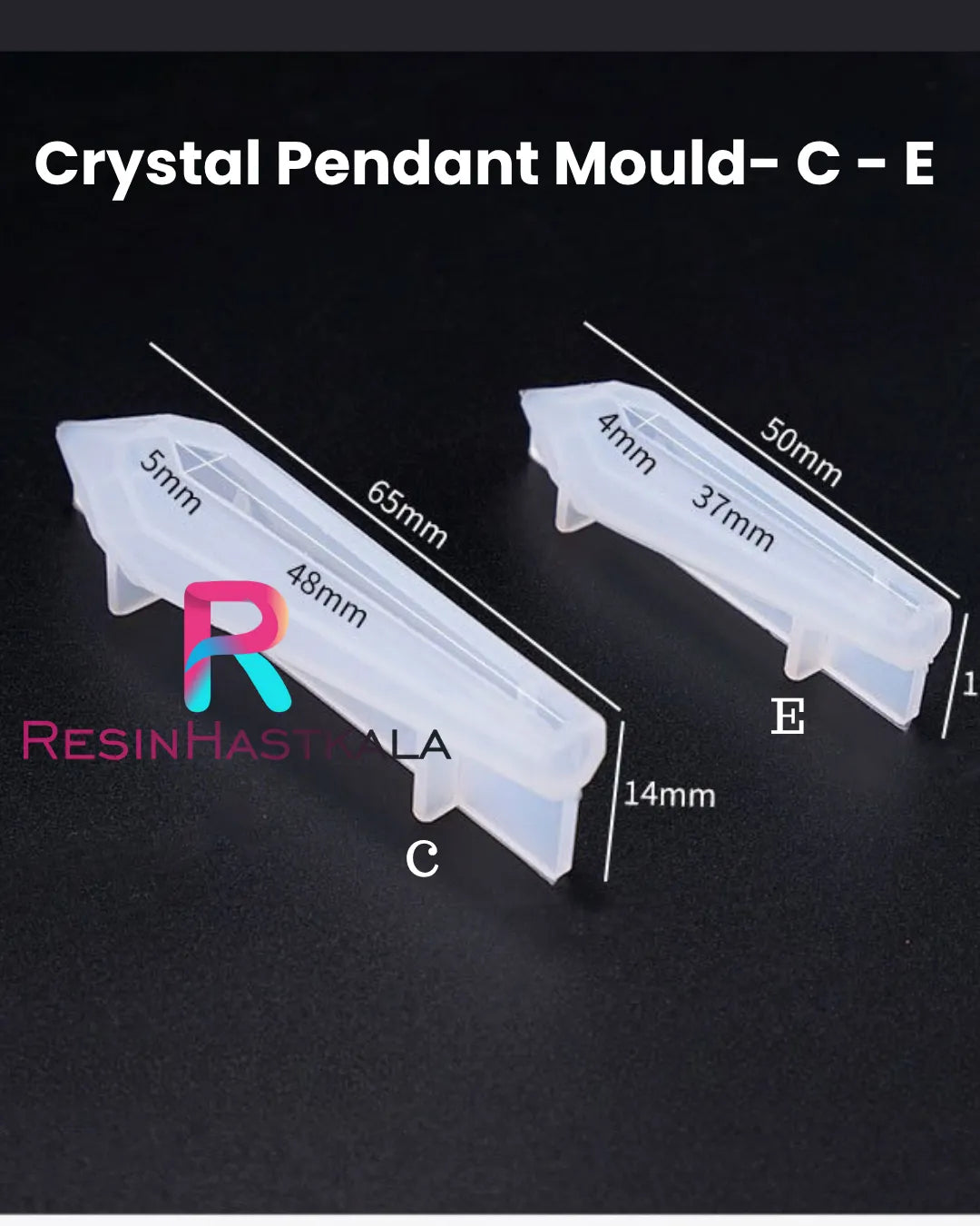 Crystal Pendant Mould- C - E