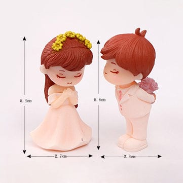 Cute Wedding Couple Miniature (1480648)