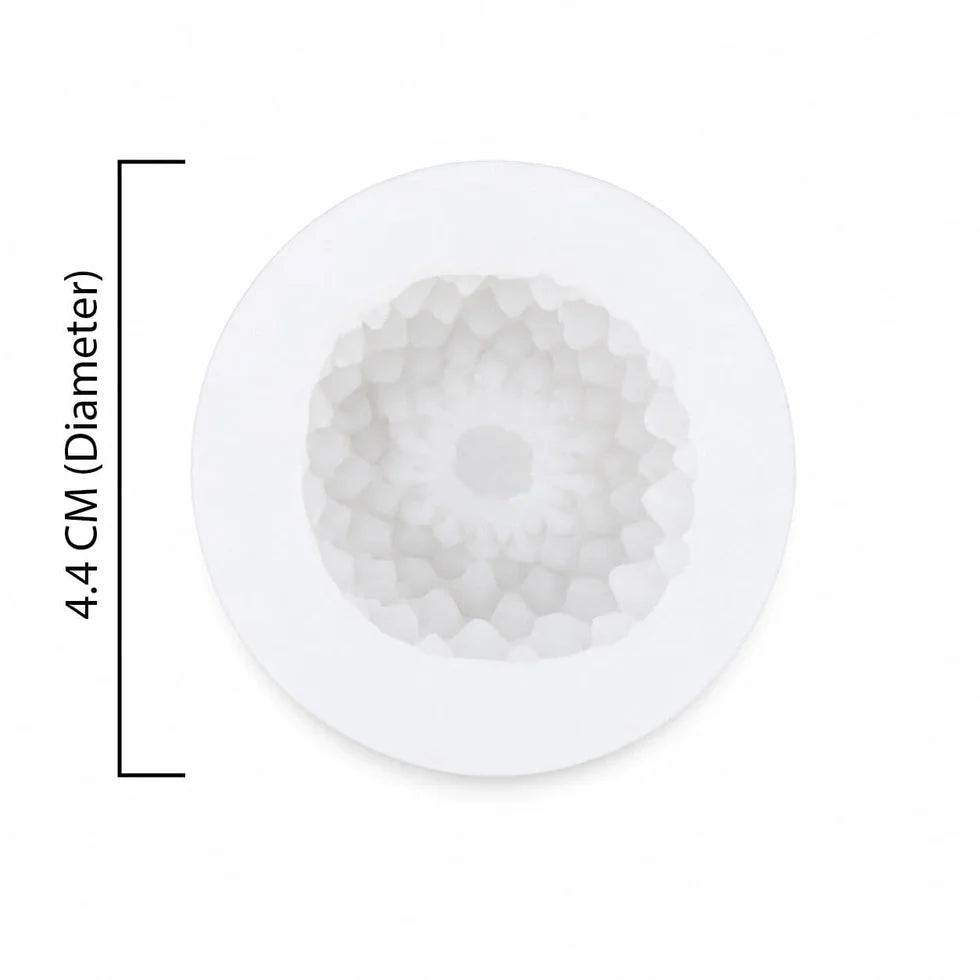 Chrysanthemum / Dahlia Flower Silicone Candle Mould – 3D Flower Shape