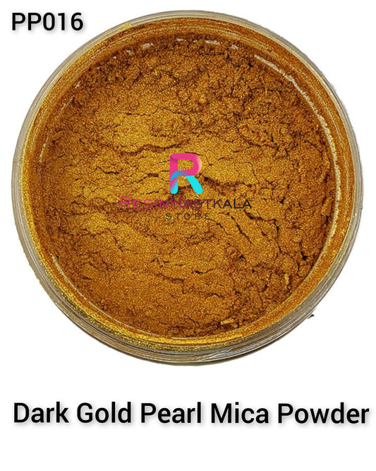 Dark Gold Mica Pearl Powder 20 Gram