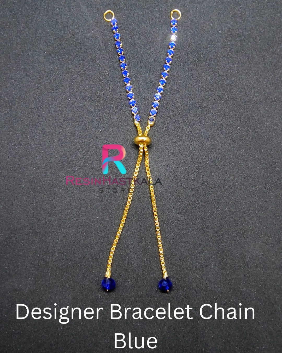 Designer Bracelet Chain Blue