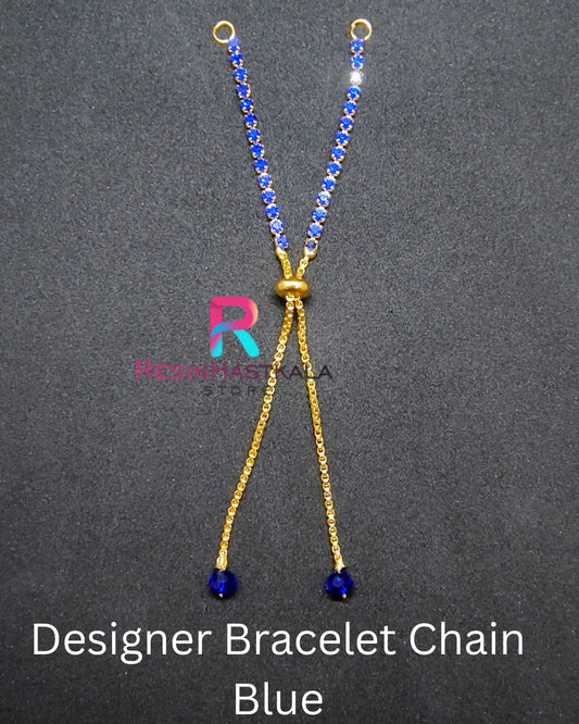 Designer Bracelet Chain Blue