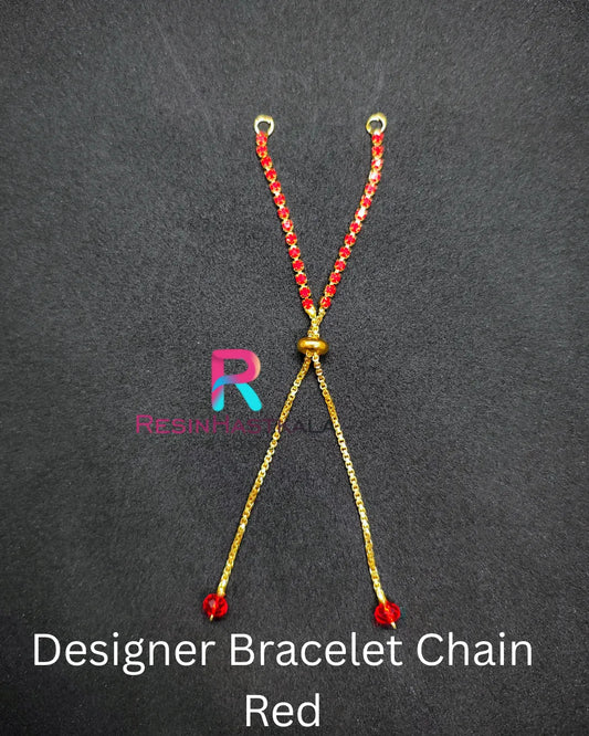 Designer Bracelet Chain Red