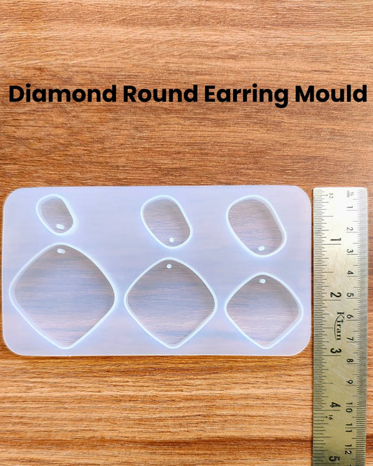Diamond Round Earring Mould